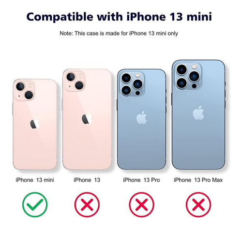 Estuche Antichoque Alpha Para iPhone Pro 13 Mini 5,4