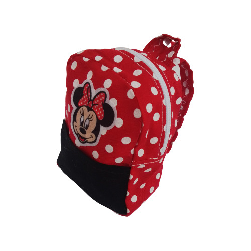 Mochila+kit Acessórios Minie Vermelha Para Boneca Baby Alive