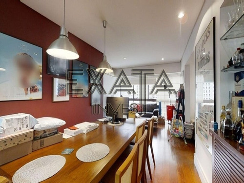 Imagem 18 de 30 de Apartamento Belíssimo À Venda No Itaim Bibi, Com 103m² Úteis, 2 Dormitórios, Sendo 1 Suíte Master Com Hidromassagem E Closet, 2 Vagas De Garagem. - Ap01222 - 70450946