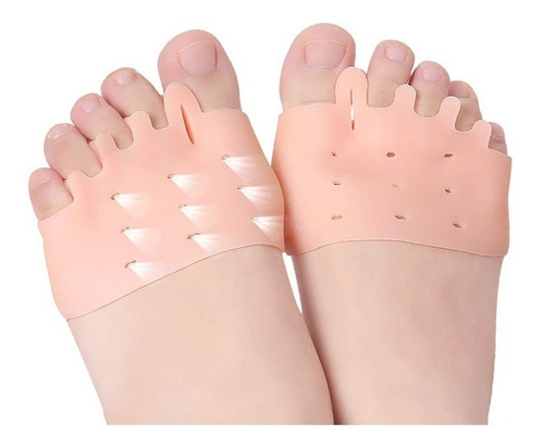 Imagem 3 de 7 de Par Almofada Antepé Silicone Gel Confortavel Dor Salto Alto