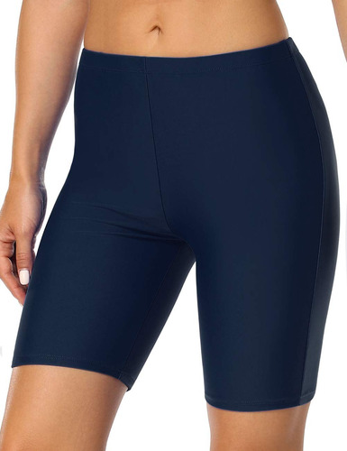 Pantalones Cortos De Bicicleta Larga Uv Hilor Para Mujer Pan