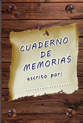 Cuaderno De Memorias: De 6 X 9 120 Carillas Para Viajes Amis