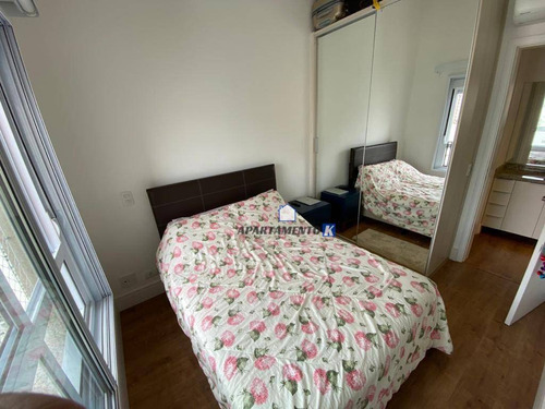 Imagem 16 de 30 de Apartamento Studio Pé Direito Duplo À Venda 35m² C/ 1 Dorm - Mobiliado - 1 Vaga - Campo Belo - Sp - Ap0005