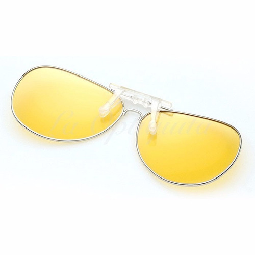 Imagen 2 de 6 de Clip-on Sobrepuesto Solar Polarizado Estilo Aviador! Con Estuche! Bsun003