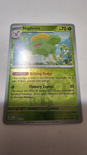 Pokemon Card Game  Skiploom 