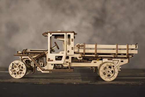 Modelo De Camión De Madera Ugears 3d Auto Propulsado Ugm 11