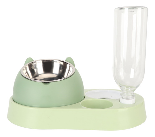 Cuenco De Comida Para Perros Y Gatos Con Dispensador De Agua