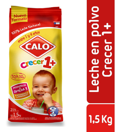 Leche En Polvo Calo Crecer 1+ Semidescremada 1.5 Kg