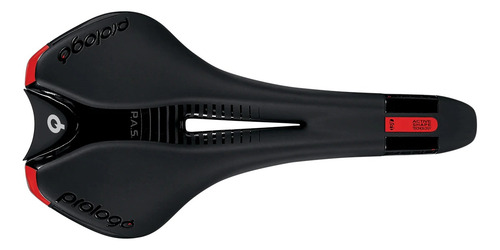 Selim Prologo Zero Space Pas Stn 275x141mm Preto/vermelho