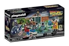 Juego Playmobil Back To The Future Persecución En Monopatín