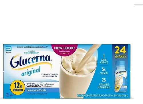 Glucerna Americano Caja Con 24 Piezas De 237 Ml. C/u!!!