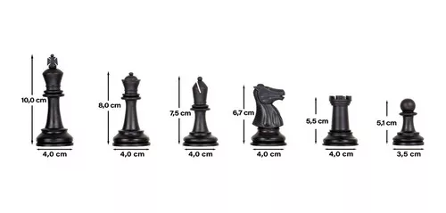 Jogo De Xadrez Jaehrig Profissional Com Peso Tabuleiro 48x48 em