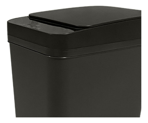 A Bote De Basura Inteligente Para Baño Bote De Basura Negro