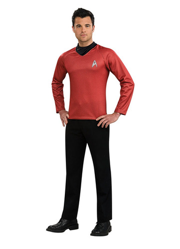 Disfraz De Star Trek Color Rojo Talla S Halloween