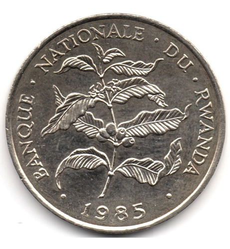 Ruanda 1985 10 Francos