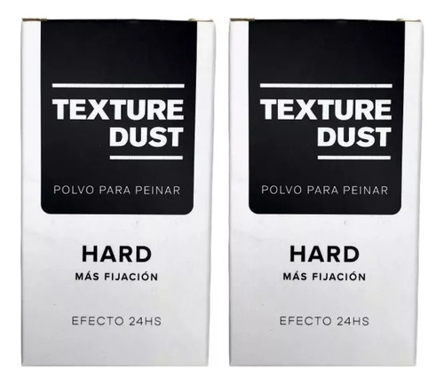 Polvo Texture Dust Hard Mas Fijacion En Polvo Hard X 2 U