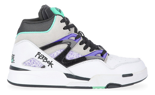 Zapatillas Reebok Pump Omni Zone Blancas Gris Violeta