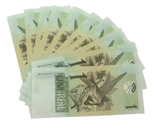 1 Nota Antiga De 1 Real C254 + 1 Nota Circulada 10 Polímero