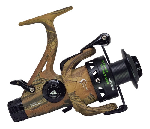 Reel Frontal Caster Karp Hunter 4006 Doble Freno 6 Rulemanes