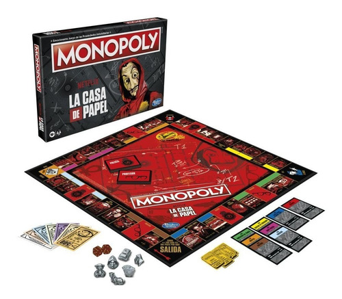Imagen 3 de 5 de Juego De Mesa Monopolio Casa De Papel Español
