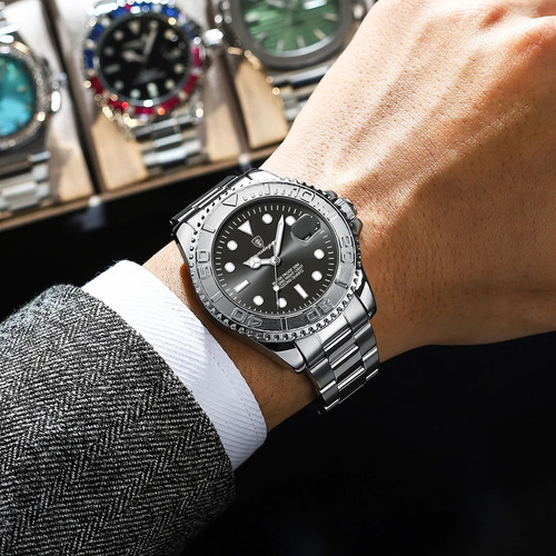 Relógio Masculino De Luxo Poedagar Business Waterproof Lumin