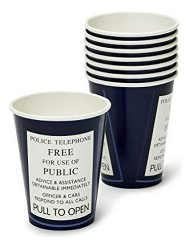 Juguetes Subterránea Doctor Who 9 Oz. Tazas Del Partido, Un 