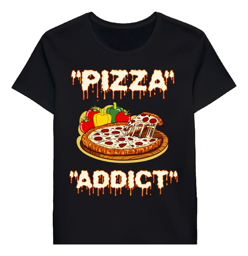 Remera Pizza Addiction 54988572