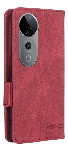 Funda De Cuero Con Cierre Magnético Para Vivo
