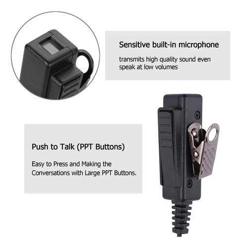Motorola Apx 6000 Auriculares Xpr7550 Walkie Talkies