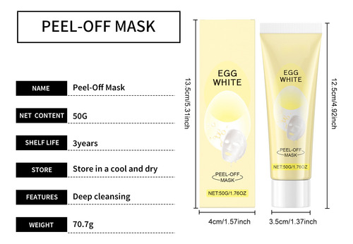 J Esfoliante Facial E Remoção De Cravos Pretos Tear Off Fa 2