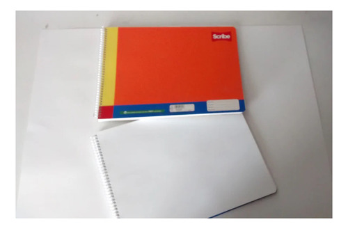 Cuaderno Marquilla Para Dibujo 10 Hojas Scribe Color Blanco