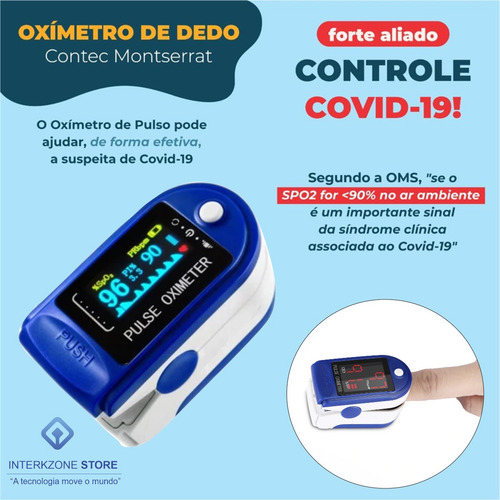Aparelho Portátil De Dedo Saturação E Batimentos Cardíacos