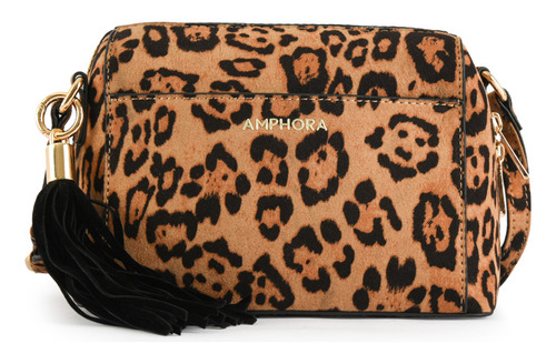 Fenix Cartera Bandolera Pequeña Leopardo