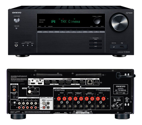 Onkyo Tx-nr6100 Sintoamplificador 7.2 Hdmi Negro Bluetooth