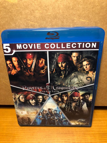 Piratas Del Caribe, La Saga Completa En Blu-ray (5 Discos)