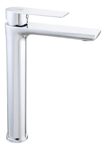 Llave Mezcladora Toscana Monomando alto de lavabo acabado Cromado Color Gris Mb-878