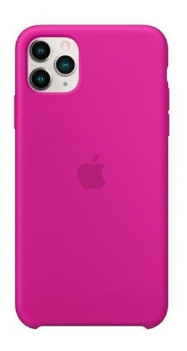 Carcasa Funda De Silicona Para iPhone 11 Pro Fucsia