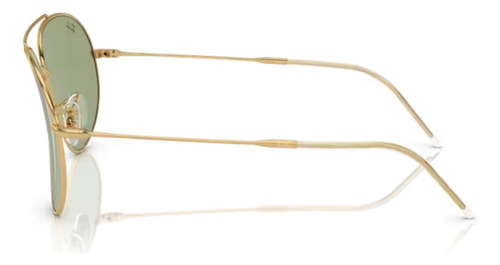 Lentes Ray Ban Rbr0101s 001/82 Aviator Reverse Arista Green Varilla Arista 001/82 Armazón Arista 001/82