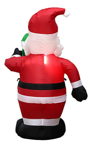 A Inflable Papá Noel Toys Luminoso Decoración Muñeca 120cm