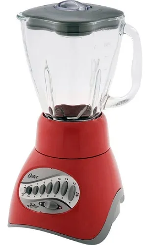 Licuadora oster 12 velocidades roja shop