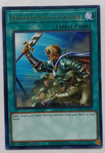 Reinforcement Of The Army Amde-en039 Rare Yugioh 