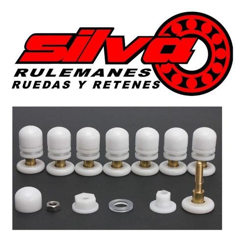 Imagen 5 de 5 de Ruedas Para Cabinas, Mamparas, Curvas, Rectas