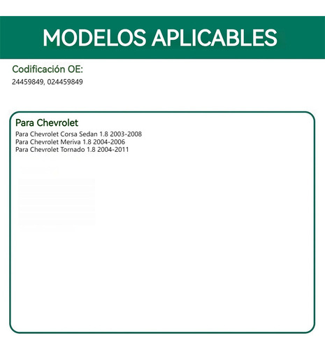 Qc,- Pista Carrte Resorte Reloj Para Opel Corsa C 2001-2006