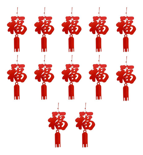 12 Uds. De Decoraciones Colgantes De Año Nuevo Chino,