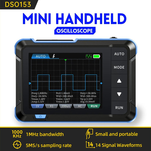 Osciloscopio Digital Portátil, Dso152 Tc3,500khz,