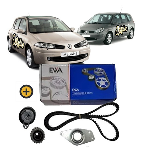 Kit Correa Distribucion Renault Megane Scenic 1.9 Dti F9q