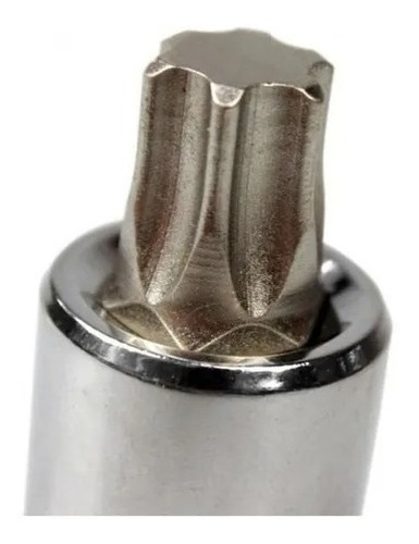 Soquete Ponta Torx Encaixe 1/2 Crv T50 Sata St24107sc