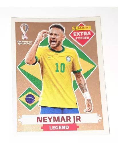 Figurinha Da Copa Neymar Jr Legend Bronze Original Panini Ne - Corre Que Ta  Baratinho