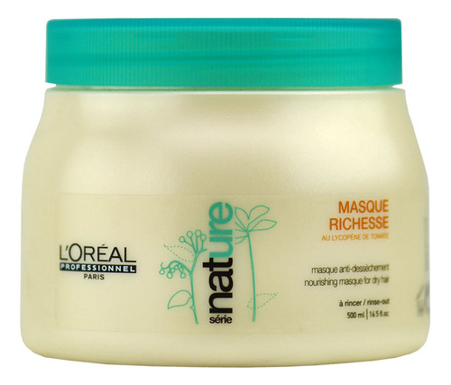 Mascarilla Capilar L'oreal Serie Nature Richesse Nutritiva 5