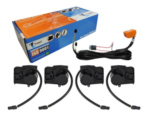 Kit Vidro Gol E Parati G3 4p Dianteiro + Trava 4p Tragial